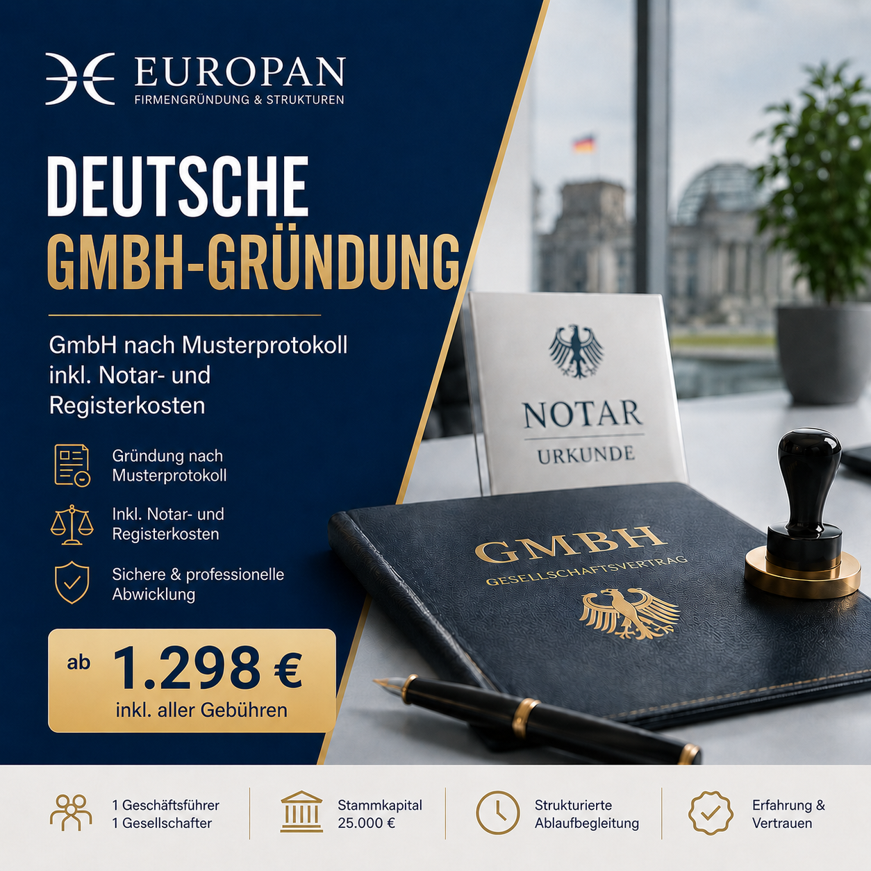 Deutsche GmbH-Gründung